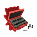 Milwaukee Tool 12-Pc. Thin Wall Deep Impact Socket Set W/1/4 in. Hex To 1/4 in. Square Adapter & Plastic Case ML49-66-4301